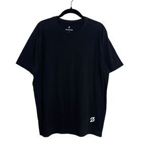 PELOTON Adult Medium Unisex Fitted Black Wordmark Logo T-Shirt